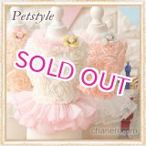 画像: 【再入荷】【Sale】【1680円】【犬 服】Roseモチーフワンピース【petstyle】【メール便OK】